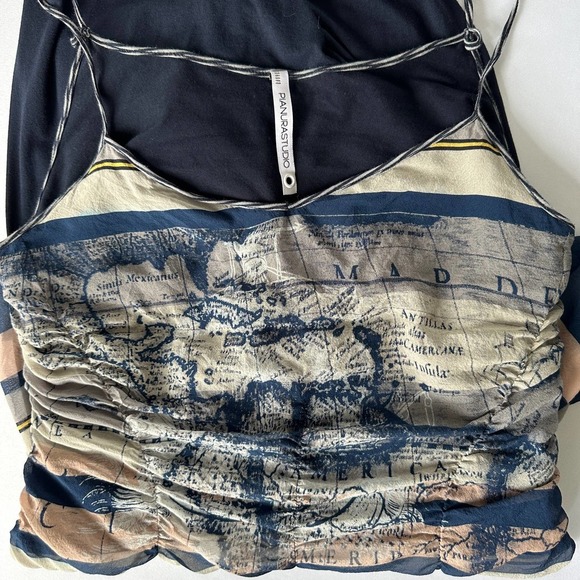 Pianura Studio | Navy Drop Waist Dress, Size M - Picture 6 of 13